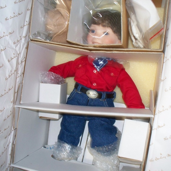 Danbury Mint Doll~Little Wrangler Series~Will~ NIB - Picture 3 of 5